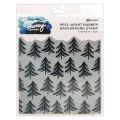 stempel gumowy by Simon Hurley - tree farm (choinki)
