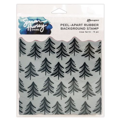 stempel gumowy by Simon Hurley - tree farm (choinki)