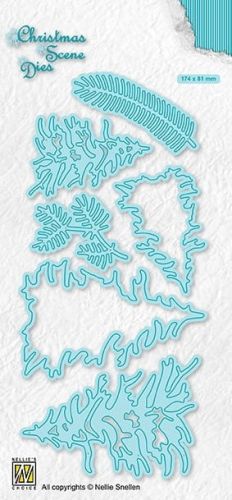 wykrojnik nellie's - choinki [CRSD 010]