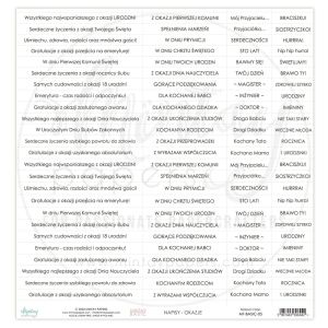 papier scrapbook Mintay Papers - napisy Okazje PL