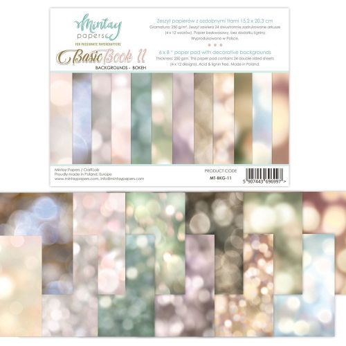 papier scrapbook Mintay Papers - basic book 11 - bokeh [bloczek/pad]
