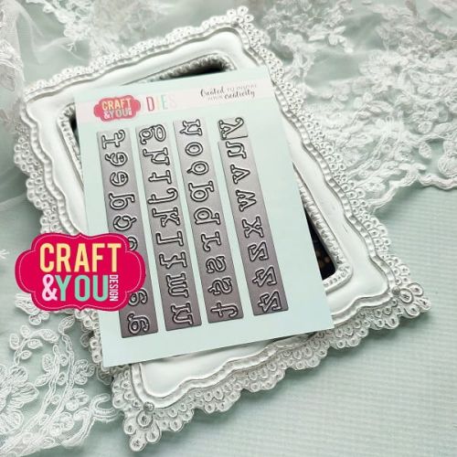 wykrojnik Craft&amp;You - alfabet [CW214]