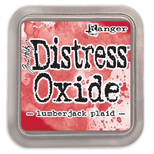 tusz Distress Oxide Ink -  lumberjack plaid (czerwony)