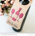 wykrojnik Die-namics - wine tag [1048]