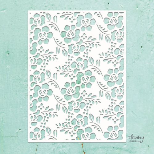 szablon / maska Mintay - kwiaty [MTK-STEN-03]
