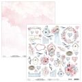 papier scrapbook Mintay Papers - elodie - arkusz z elementami