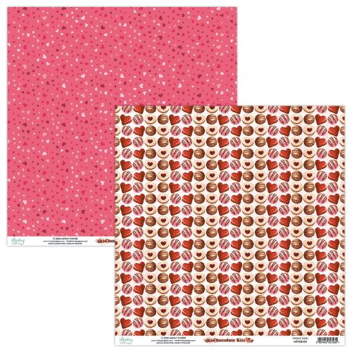 papier scrapbook Mintay Papers - chocolate kiss 04