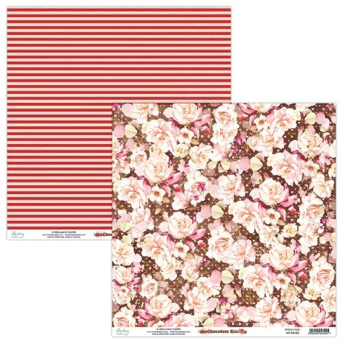 papier scrapbook Mintay Papers - chocolate kiss 05