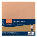 papier Florence gładki 300g kraft 30,5 x 30,5 cm