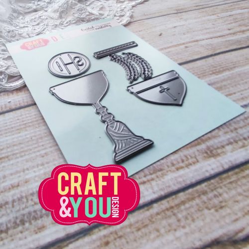 wykrojnik Craft&amp;You - kielich IHS / charlice [CW222]