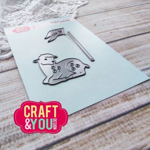 wykrojnik Craft&amp;You - baranek wielkanocny/ lamb [CW223]