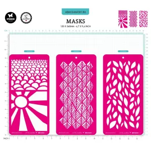 szablony Studio Light - art by Marlene - zestaw 3szt - calming trio - [ABM-SI-MASK186]