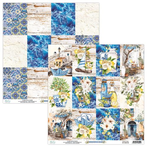 papier scrapbook Mintay Papers - mediterranean heaven 06