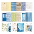 papier scrapbook Mintay Papers - mediterranean heaven (zestaw papierów uzupełniających) 15,2x20,3 cm [bloczek/pad]