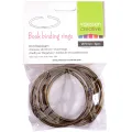 pierścienie Vaessen Creative do łączenia albumów scrapbook 75 mm - 6 szt - miedziane