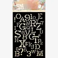 szablon / maska Studio Light - old letters nr. 10