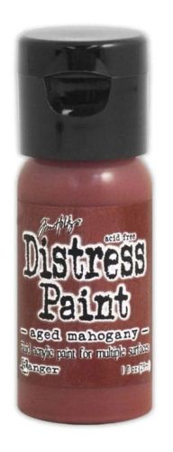 farba akrylowa Distress od Ranger - aged mahogany (mahoniowy) 29 ml