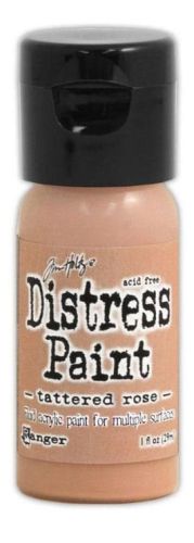farba akrylowa Distress od Ranger - tattered rose (różowy) 29 ml