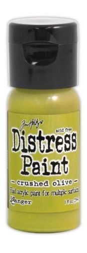 farba akrylowa Distress od Ranger - crusher olive (zielony) 29 ml