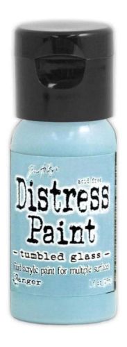 farba akrylowa Distress od Ranger - tumbled glass (niebieski) 29 ml