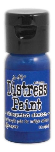 farba akrylowa Distress od Ranger - blueprint sketch (niebieski) 29 ml
