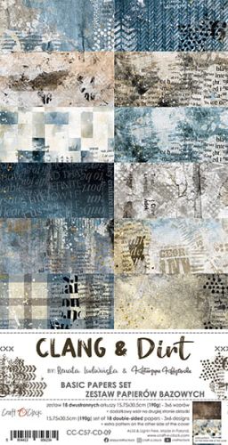 zestaw dodatków - clang &amp; dirt - zestaw bazowy 15x30 cm
