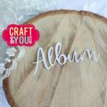wykrojnik Craft&amp;You - napis album [CW237]