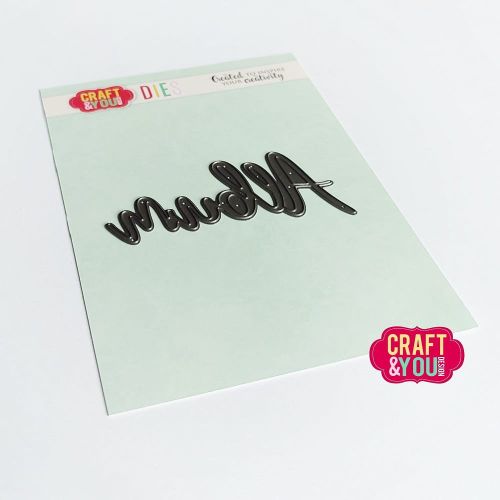 wykrojnik Craft&amp;You - napis album [CW237]