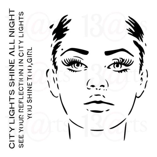 szablon 13Arts - urban girl (city lights)