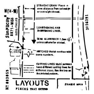 szablon 13Arts - sewing