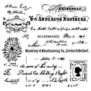 szablon 13Arts - vintage letter (end of summer)