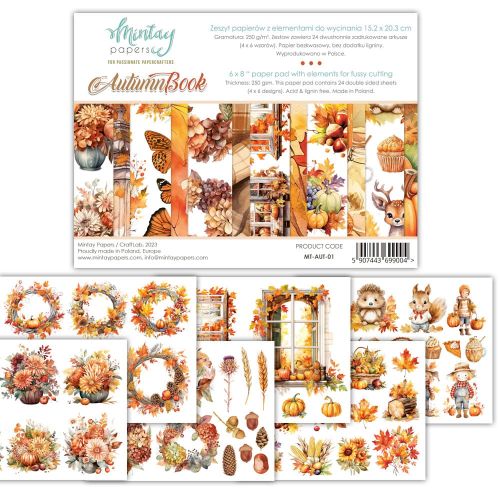 papier scrapbook Mintay Papers - autumn (elementy do wycinania) [bloczek/pad]