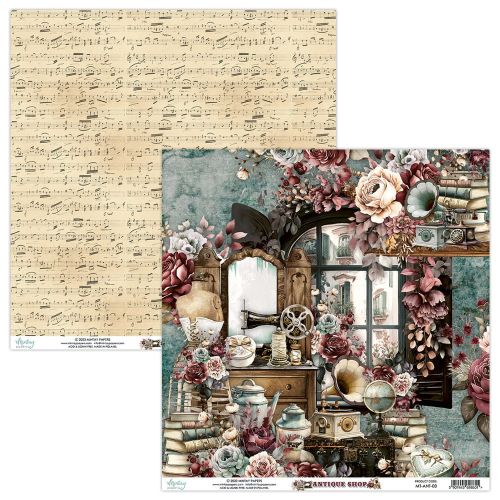 papier scrapbook Mintay Papers - antique shop 03