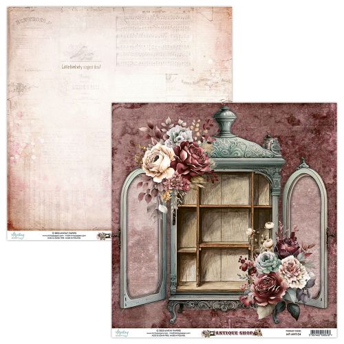 papier scrapbook Mintay Papers - antique shop 04