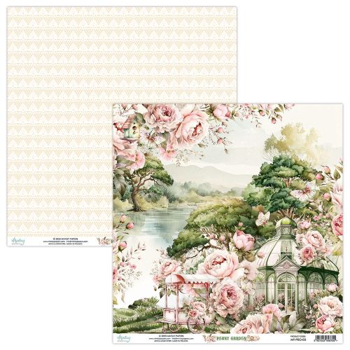 papier scrapbook Mintay Papers - peony garden 03