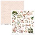 papier scrapbook Mintay Papers - peony garden - arkusz z elementami