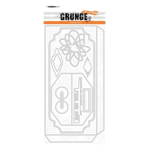 wykrojnik Studio light - Grunge collection cutting die: Envelope slimline nr.27