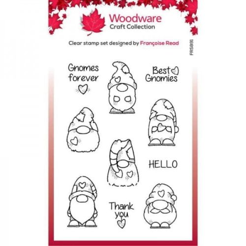 stempel polimerowy Woodware -  mini gnomes