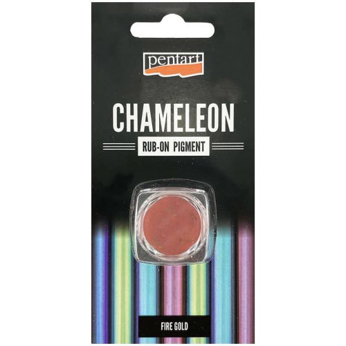 pigment w proszku Pentart Rub-on - chameleon - ogniste złoto 0,5g