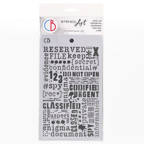 szablon / maska Ciao Bella - confidential [MS081]