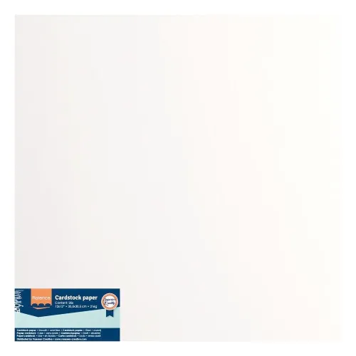 papier scrapbook Florence 216g - biały (ivory)