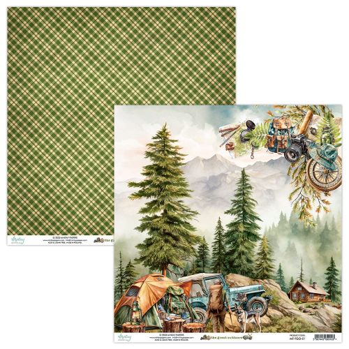 papier scrapbook Mintay Papers - the great outdoor 01