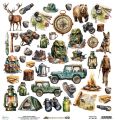 papier scrapbook Mintay Papers - the great outdoor - arkusz z elementami