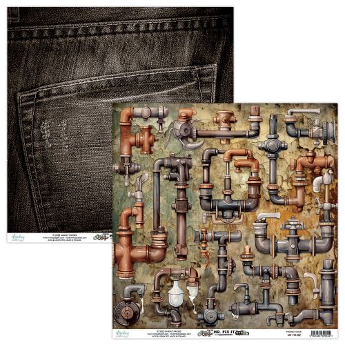 papier scrapbook Mintay Papers - mr. fix it 02