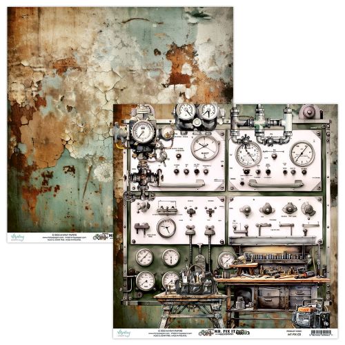 papier scrapbook Mintay Papers - mr. fix it 03