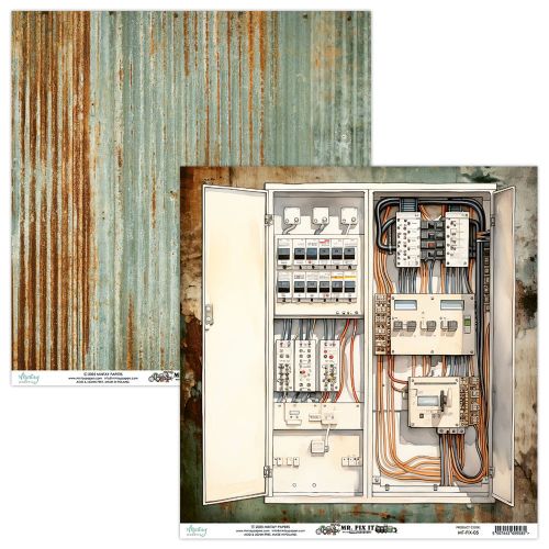 papier scrapbook Mintay Papers - mr. fix it 05
