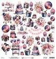papier scrapbook Mintay Papers - happy birthday [zestaw 12"x12"]