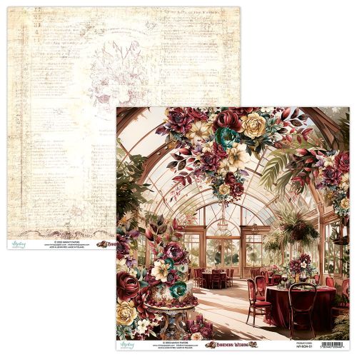 papier scrapbook Mintay Papers - bohemian wedding 01