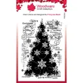 stempel polimerowy Woodware - snow frosted tree