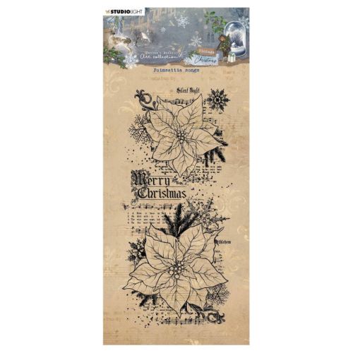 stempel silikonowy Studio Light - poinsettia songs